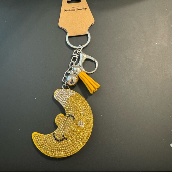 NWT Celestial Jeweled Keychain Clip - Picture 1 of 11